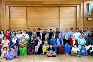 With Rufush Gurung, Gethsamane House of Prayer